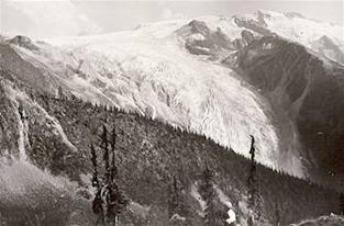 Dates of glacier retreat